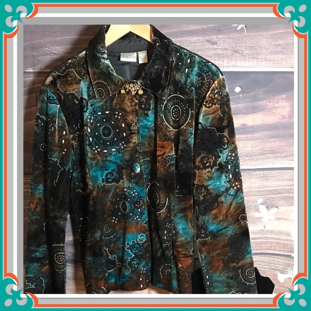 Chico’s button up jacket - Picture 8 of 10
